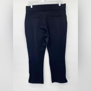Quince Black pull on pants Capri length size L